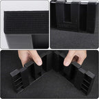 YOFIT Multipurpose Cargo Organizer Blocks Car Trunk Storage Organizer Blocks, Should Be Used with Wool Trunk's Carpet for Car/T