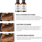 Leather Cleaner & Moisturizer Set for Coach, Gentle Formula to Remove Stains & Restore Shine, Keeps Leather Looking Like New,