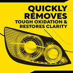 Meguiar's Heavy Duty Headlight Kit,This Headlight Restoration Kit Includes Headlight Cleaner, Ceramic Protection, Drill Backi