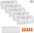 12V Led RV Ceiling 1100 Lumen Double Dome Light | RV Interior Lighting Fixture with ON/Off Switch for RV Trailer Camper Truck Van Boat Car (5 Pack Natural White 4000-4500K)