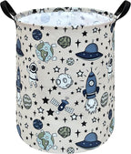 Round Laundry Basket Storage Bins Nursery Hamper Gift Baskets for Home,Office,Home Decor