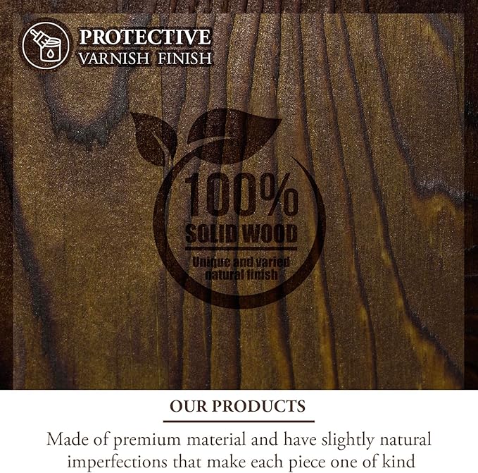 MyGift 32-Inch Premium Curved Oval Solid Wood Floating Shelf, Modern Wall-Mounted Display Rack for Home, Living Room, or Offi