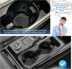 Cup Holder Inserts for Ford Explorer 2020-2024 Accessories, Non-Slip Silicone Center Console Protector Organizer to Prevent Spills & Scratches for Explorer Interior Accessories