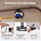 2 Packs Car Visor Holder Clip Compatible with ZYN Pouches Can | Holster Clip for ZYN | Belt/Car Sun Visor Accessory | Useful Pouch Holder for On-The-Go Use | Gift for Father‘s Day