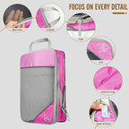 8 Set Compression Packing Cubes for Travel, Expandable Luggage Organizer with Shoe Bag & Laundry Bag - Lightweight Suitcase &