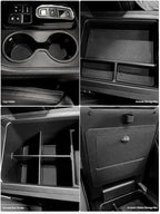 ELECFRESH 4PCS Center Console Organizer Tray for 2023-2026 Honda Pilot 2024-2026 Honda Ridgeline&Passport Accessories, Armrest Storage Box and Divider, Hidden Storage Box and Cup Holder