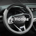 West Llama Customized Auto Car Steering Wheel Cover for Honda Accord Civic CR-V HR-V Pilot Fit Passport Odyssey 14.5-15inch(B