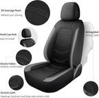 Car Seat Cover,Sport and Breathable Seat Covers,Anti-Slip Universal Fit Automotive for Cars Sedan SUV and Truck(2 Pieces,Fron