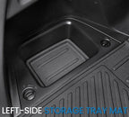 Cargo Mat for Honda Pilot 2026 2025 2024 2023, All Weather TPE Trunk Mat with Backrest Mat Left Storage Tray Mat Car Accessories for Pilot (Cargo Mat with Backrest Mats)