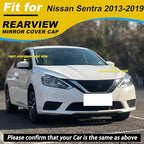 Car Door Side Rearview Mirror Cover Compatible With Nissan Sentra 2013 2014 2015 2016 2017 2018 2019 Housing Rearview Mirror Protective Cover White Right Side