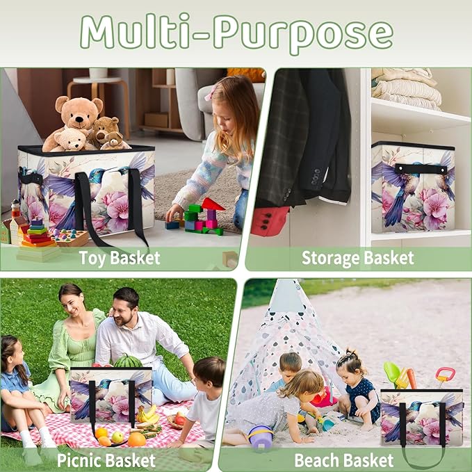 Reusable Grocery Bags Heavy Duty Shopping Bags Foldable Large Tote Bags with Long Handles & Hard Bottom