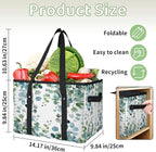 Reusable Grocery Bag, Foldable Large Shopping Tote Bag for Groceries Kitchen Picnic Car Trunk