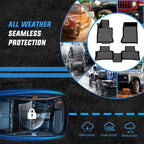 Nilight TPE Floor Mats for Mercedes Benz GLC 300 GLC 43 AMG 2023 2024 2025 2026 All Weather Custom Fit Heavy Duty Floor Liners
