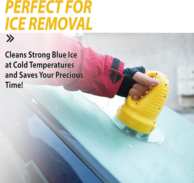 ZONETECH Electric Snow Ice Scraper USB Rechargeable 2-Pack - Premium Quality Automotive Portable Cordless for Car Windshield Glass Frost Removal, Defrosting Deicing Cleaning Tool
