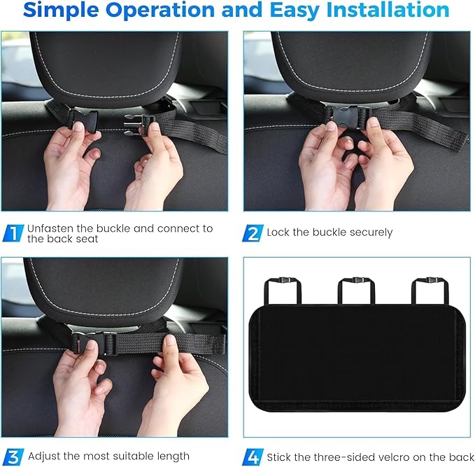Car Organizer, Car Organizers and Storage with 9 Pockets, SUV Trunk Organizer for SUV/MPV/Truck, Car Essentials (42 * 10in)