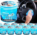 Gunk Getter 12 Pack Cleaning Gel for Those Hard to Reach Places, Automotive Cup Holder Electronic Keyboard Office, Slime Gel 