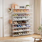 OYREL 8 Tier Shoe Rack Organizer Large Shoe Storage Rack for Closet Entryway Shoe Holder Space Saving Shoe Shelf Shoe Stand T