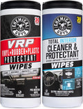 Chemical Guys Canister Wipes - VRP & Total Car Interior Cleaner & Protectant, Great for Cars, Trucks, SUVs, RVs, & More (60 C