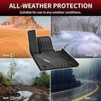 LASFIT Floor Mats Fit for 2020-2025 2026 BMW X6 G06 M M50i M60i sDrive40i xDrive40i, Custom Fit TPE All Weather Waterproof Floor Liners Front & Rear Rows Car Mat, Black