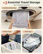 BAGSMART Vacuum Bags for Travel with Rechargeable Air Pump, Portable Space Saver Bags for Travel & Home, Vacuum Compression S