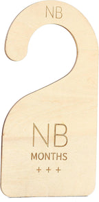 Modern Baby Closet Dividers - Wooden Closet Dividers Baby,Clothes Dividers for Nursery Closet,Newborn to 24 Months for Home N