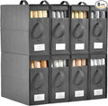 Bed Sheet Organizers and Storage,8 Pack Linen Closet Organizers and Storage, Foldable Bedding Storage for Bedsheets,