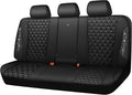 CAR PASS Bling Back Seat Cover, Waterproof Leather Bench Rear Seat Cover Shining Diamond Truck Glitter Crystal Sparkly Rhines