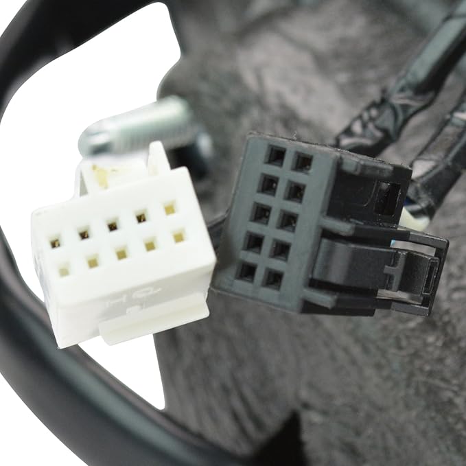 TRQ 2 Piece Driver and Passenger Side Mirror Assembly Set Electric Adjustment Heated Memory Black Compatible with 2011-2018 D