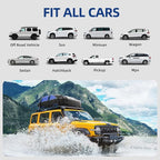 Asinking Car Rooftop Cargo Carrier Bag 20 Cubic Feet, 100% Waterproof Roof Bag Top Luggage Carrier for Any Vehicles with/without Rack Cross Bar, Includes Anti-Slip Mat +4 Door Hooks +Storage Bag +Lock