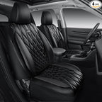 CAR PASS Nappa Leather Rav4 Front Seat Covers Custom Fit for Toyota Rav4 2019-2024, Camry 2018-2024, Corolla 2020-2025, Luxur