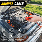 Nilight Car Emergency Kit with Jumper Cable Air Compressor Tire Repair Essential Tools First Aid Alligator Connector Electric