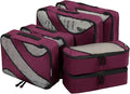 BAGAIL 6 Set Packing Cubes,Travel Luggage Packing Organizers