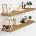 Vivelove 32 Inch Floating Shelves for Wall, 32x9 Display Shelves for Bathroom Living Room Kitchen Bedroom Office Farmhouse Ho