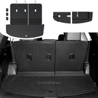 Cargo Mat for 2026 Hyundai Palisade 7/8 Seat (Only Gas), All Weather TPE Durable Cargo Liner with Backrest Mat and Lower Trunk Mat for Hyundai Palisade