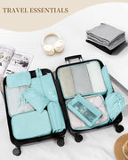 Packing Cubes 11 PCS, Mesh Breathable Luggage Organizers Bags, Packing Organizers, Durable Travel Essentials Bags Set, Travel