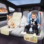 Car Seat Protector for Child Car Seat with Thick Padding, Non-Slip Backing, Mesh Storage Pockets, Waterproof Car Seat Covers 