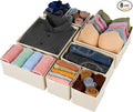 Criusia Drawer Organizer Clothes, 8 Pack Underwear Drawer Organizer, Foldable Cloth Storage Box Closet Organizers and Storage
