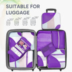 10 Set Packing Cubes for Travel, Gifts for Women Mom,Anti-Tearing Suitcase Organizer for Luggage with Shoe & Hanging Toiletry