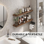 Heimlove Floating Shelves for Wall 40 Inch,Mounted Storage & Display Hanging Shelf with Invisible Brackets,for Bedroom,Living