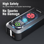 6000A Jump Starter with Air Compressor, Car Battery Jump Starter Portable (10.0 Gas/10.0L Diesel), 150 PSI 12V Car Battery