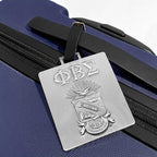 Phi Beta Sigma Fraternity Paraphernalia - Official Vendor - Luggage Tags - Set of 2 - Greek Letters and Shield