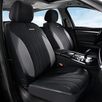 Coverado Automotive Seat Cover Full Set, Front and Rear Seat Covers, Waterproof Leather Seat Covers 5 Seats, Luxury Car Seat 