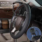 Steering Wheel Cover for Ford F150 2015-2020/ F250 2017-2022/ F350 2017-2022/ F450 2017-2022/ F550 2017-2022/ Ford Expedition 2018-2021 Steering Wheel Protector for Ford Steering Wheel Accessories