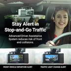 Thinkware ARC Dual Dash Cam Front & Rear 2K QHD, 2.7” LCD Touchscreen, 130° Wide Angle, GPS, Wi-Fi, Super Night Vision, Smart