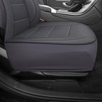 Car Seat Covers, Quilting Leather Seat Cover Two Front Seats, Waterproof Faux Leather Automotive Seat Covers for Cars, Univer