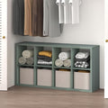 Furinno Cubic Closet Organizers and Storage, 8-Cube Closet Organizer, Open Shelf Closet Storage, Extra Thick Frame for Wardro
