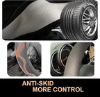 PINCTROT XL Size 17.5-18 Inch Comfy Grip Steering Wheel Cover for Semi Truck, Fits RV, Big Rig Trucker, 18 Wheeler and Classic Cars, Anti-Slip Design 17.5-18 Inch(Silicone Brown)