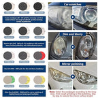 136Pcs Sanding Disc Drill Polishing Kit,3 Inch Sandpaper Wet Dry Headlight Restoration Kit with Hook and Loop Buffing Pads fo