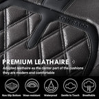 Coverado Car Seat Covers Full Set, 5 Seats Covers for Cars, Car Seat Covers Front Seats Back Seat Covers, Car Seat Protector 