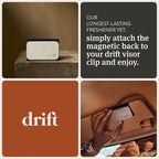 Drift Car Air Freshener - Stone Air Freshener Car Odor Eliminator - Long Lasting Scent - Auto Accessories - Metal Clip - Esse